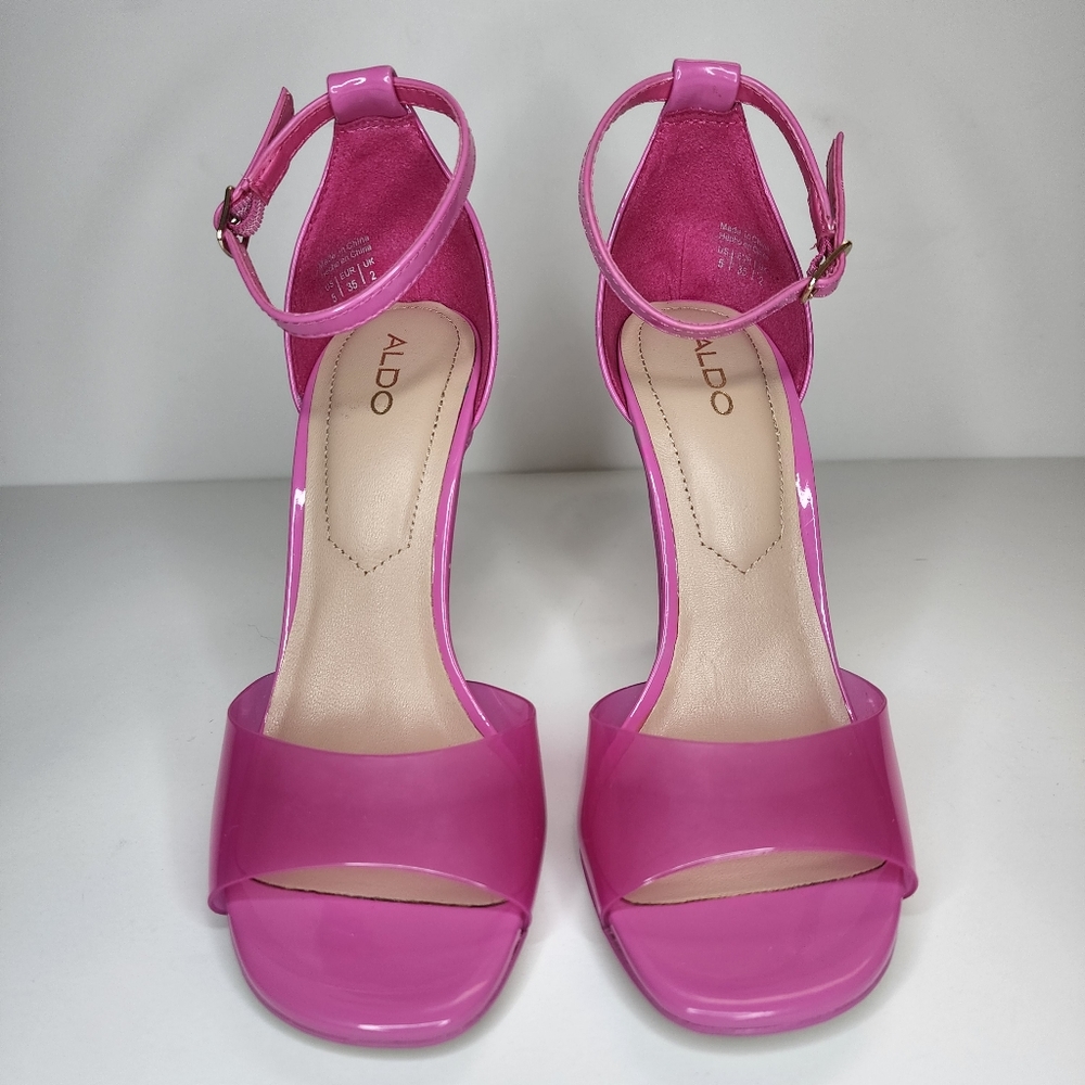 Aldo Ligoria pink Heels, women's size 5, EU 35